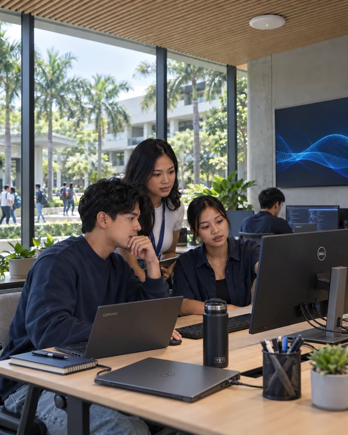 A connected learning environment on a Philippine university campus